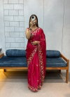 Vivera Fendy Chifrron Embroidery With Sequence Work Saree Wholesalers In Delhi